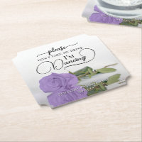 Elegante Lavendel-Rose Nehmt meine Trinkehe nicht.