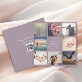 Elegante Lavender Ampersand Foto Collage Wedding Save The Date