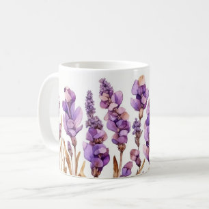 Elegante Lavender Bliss Keramik Tasse