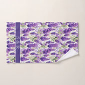 Elegante Lavender-Blume Badhandtuch Set (Handtuch)