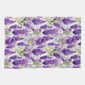 Elegante Lavender-Blume Geschirrtuch (Horizontal)