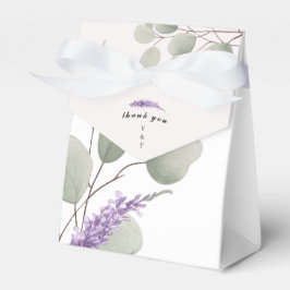 Elegante Lavender Eucalyptus-Blätter Geschenkschachtel