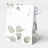 Elegante Lavender Eucalyptus-Blätter Geschenkschachtel (Rückseite)