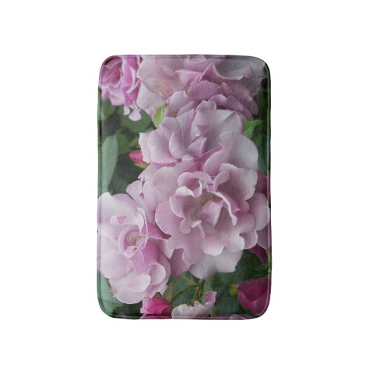 Elegante Lavender Rose Badematte (Vorderseite Vertikal)
