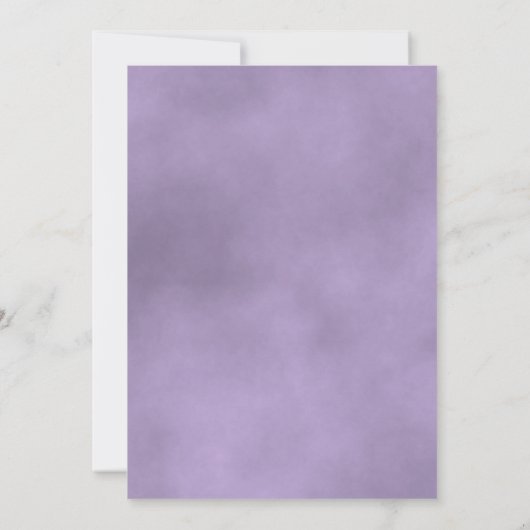 Elegante Lavender-Rose, die wir immer noch überprü Einladung (Rückseite)