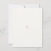 Elegante Lavender Watercolor Floral Wedding Save The Date (Rückseite)