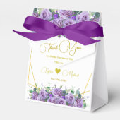 Elegante Lavender Wildblume Custom Geschenkschachtel (Vorderseite)