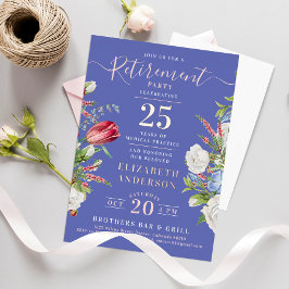 Elegante Lavenderruhestätte Blumenwald Einladung