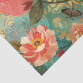 Elegante, lebendige Farbenpracht Seidenpapier (Ausschnitt)