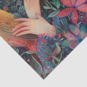 Elegante, lebendige Farbenpracht Seidenpapier (Ausschnitt)