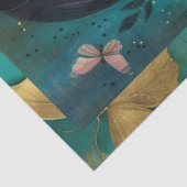 Elegante, lebendige Farbenpracht Seidenpapier (Ausschnitt)