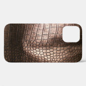 Elegante Ledertextur aus Abend. Case-Mate iPhone Hülle (Rückseite (Horizontal))