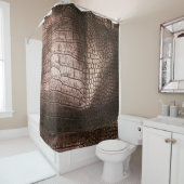 Elegante Ledertextur aus Abend. Duschvorhang (Beispiel)