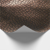 Elegante Ledertextur aus Abend. Geschenkpapier (Ecke)