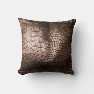 Elegante Ledertextur aus Abend. Kissen