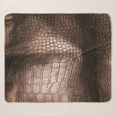 Elegante Ledertextur aus Abend. Sherpadecke (Vorderseite (Horizontal))