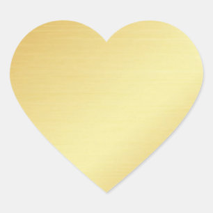 Elegante leere, herzförmige Gold-Siegel Herz-Aufkleber