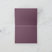Elegante leere Notizkarte (Innenseite)