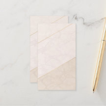 Elegante leere Terminkarte – Elfenbein & Gold