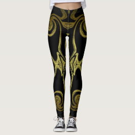 elegante Leggings farbenfroh, modern handgefertigt