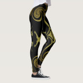 elegante Leggings farbenfroh, modern handgefertigt (Rechts)
