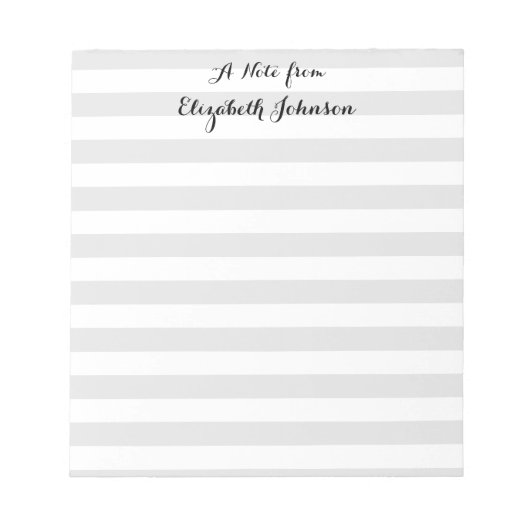 Elegante Lehrer der modernen Kindergartenschule Na Notizblock (Vorderseite)