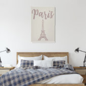 Elegante Leinwand Paris Eiffel (Insitu (Schlafzimmer))