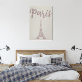 Elegante Leinwand Paris Eiffel (Insitu (Schlafzimmer))