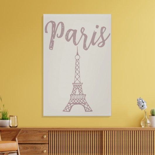 Elegante Leinwand Paris Eiffel (Insitu (Wohnzimmer))
