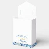 Elegante Lemon Mediterrane Babydusche Geschenkschachtel (Geöffnet)