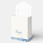 Elegante Lemon Mediterranean Baby Shower Favor Box Geschenkschachtel (Geöffnet)