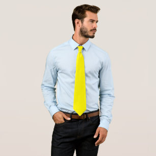 Elegante Lemon Yellow Neck Tie für Arbeit oder Ver Krawatte