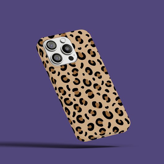 Elegante Leopard Animal Print iPhone Hülle