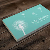 Elegante Leuchte Aquamarine Fotografie Visitenkarte