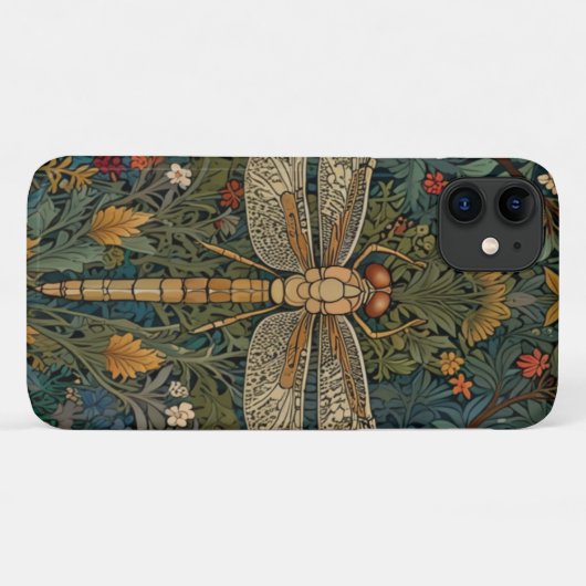 Elegante Libellen-Kunstwerke botanischer Boho-Chic Case-Mate iPhone Hülle (Rückseite (Horizontal))