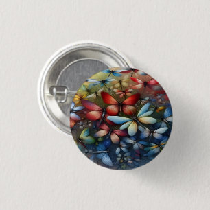 Elegante Libellen-Taste Button