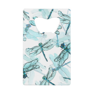Elegante Libellen: Watercolor Wonder Geldbeutel Flaschenöffner