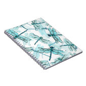 Elegante Libellen: Watercolor Wonder Notizblock (Rechte Seite)