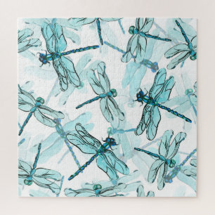 Elegante Libellen: Watercolor Wonder Puzzle
