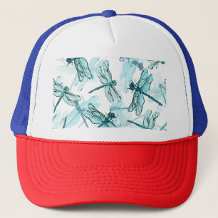 Elegante Libellen: Watercolor Wonder Truckerkappe