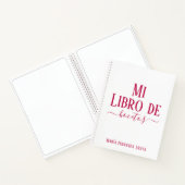 Elegante libro de bocetos blanco regalo para ella notizblock (Innenseite)