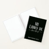 Elegante libro de bocetos verde regalo para ella notizblock (Innenseite)