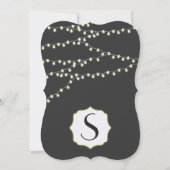 Elegante Lichtstrände Einladung (Rückseite)