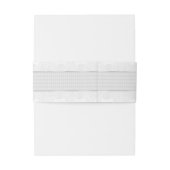 Elegante Liebe Extravagante Spitzen Bridal Dusche  Einladungsbanderole (Rückseitenbeispiel)