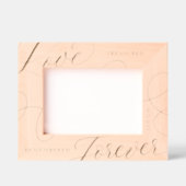 Elegante Liebe Gedächtnis für immer Geätzte Rahmen (Vorderseite)