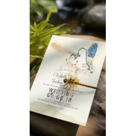 Elegante Liebe Herzdrachenmatische Paarung Poltera Einladung