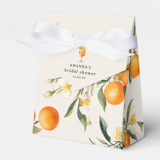 Elegante Liebe im Brautparty von First Spritz Geschenkschachtel (Vorderseite)