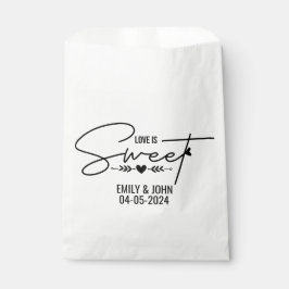 Elegante Liebe ist die Hochzeit von süßen Herzkall Geschenktütchen