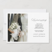 Elegante Liebe ist geduldig, aber wir sind keine E Ankündigung (Rückseite)