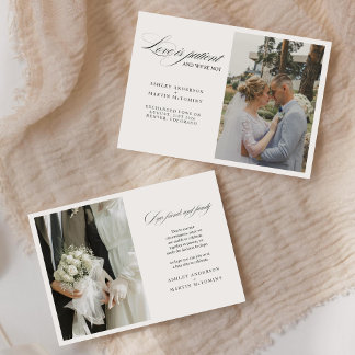 Elegante Liebe ist geduldig, aber wir sind keine E Ankündigung